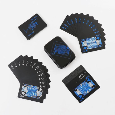 Bộ Bài PVC Mạ Vàng 24K Mạ Bạc Cao Cấp Chất Liệu Đàn Hồi, Bộ Bài Tây Poker Polieste Không Thấm Nước, Hàng Chính Hãng