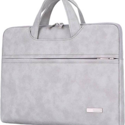 Cặp xách da, túi xách da đựng macbook, laptop, surface chống nước, chống sốc - Tặng kèm ví đựng sạc, chuột