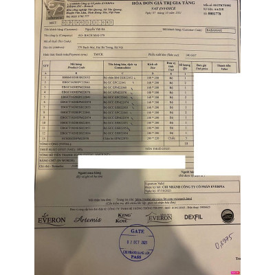 Bộ ga chun chần Everon EPC22041 (01 ga chun chần + 02 vỏ gối 45cmx65cm)