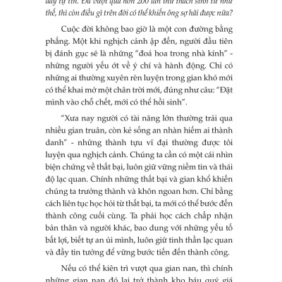 Sách - Thay Đổi Bản Thân, Làm Chủ Cuộc Đời - Chỉ Cần Bạn Kiên Cường Cả Thế Giới Sẽ Nhường Đường Cho Bạn