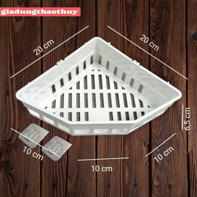 ( HÀNG CAO CẤP ) KỆ GÓC PHÒNG TẮM KỆ GÓC NHÀ BẾP DÁN TƯỜNG KHÔNG CẦN KHOAN VÍT TIỆN LỢI