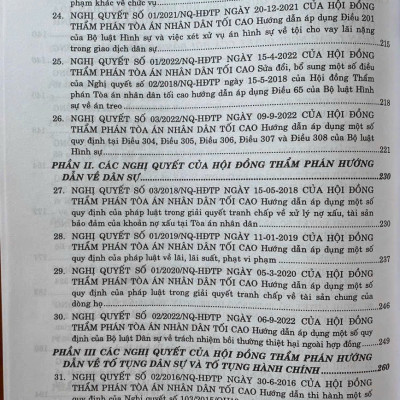 217 Câu Giải Đáp Nghiệp Vụ Xét Xử Vụ Án Dân Sự, Hành Chính Và Các Nghị Quyết Của Hội Đồng Thẩm Phán Tòa Án Nhân Dân Tối Cao Về Hình Sự, Dân Sự Và Hành Chính