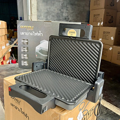 Máy Kẹp Bánh Mỳ, Ép Bánh Mỳ YiLi Y-208 2000W Hàng chính hãng