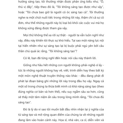 Tìm Thấy Và Trả Tự Do Cho Người Nghệ Sĩ Trong Bạn - Liều Sáng Tạo