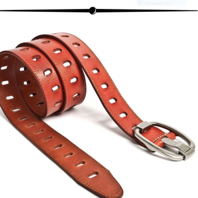 Thắt lưng da bò nguyên tấm phong cách châu âu và mỹ