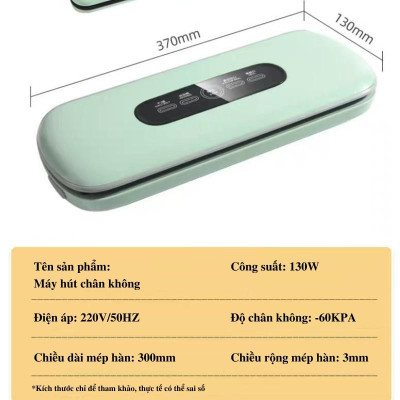 MÁY HÚT CHÂN KHÔNG KÈM HÀN MIỆNG TÚI, TẶNG KÈM 10 TÚI HÚT, AN TOÀN KHI SỬ DỤNG HÀNG CHÍNH HÃNG