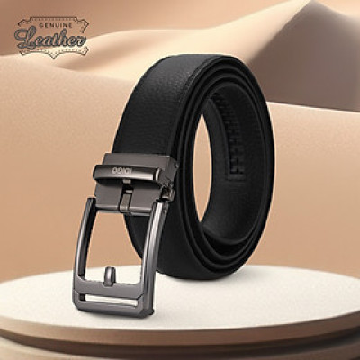 Thắt Lưng Nam Da Thật IDIGO MD1 - 6006 Màu Đen