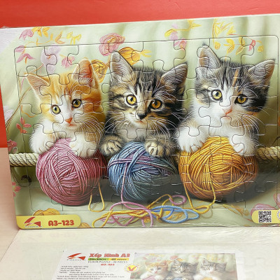 Xếp hình Tia Sáng Meo Meo Meo (48 Mảnh Ghép)