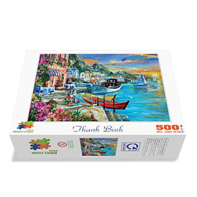 Bộ Tranh Xếp Hình Minh Châu 500 Mảnh Ghép – Thanh Bình (40x50cm)