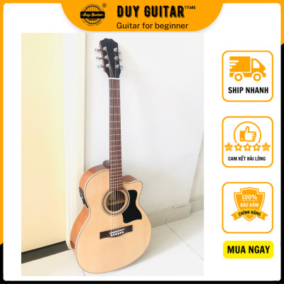 Đàn guitar acoustic có eq full solid hồng đào chất lượng DJ150XB12 Duy Guitar Store dòng đàn ghitar đệm hát dành cho biểu diễn party