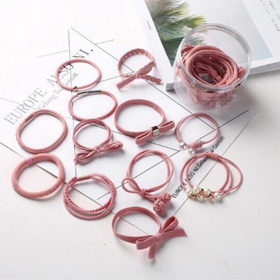 Hộp 12 Chun Buộc Tóc Hàn Quốc Sang Trọng