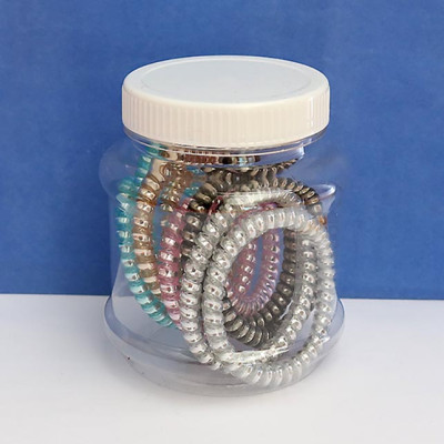 Hộp 10 dây cột tóc lò xo chất liệu phục hồi siêu tốt size nhỏ (giao màu ngẫu nhiên) COT99n