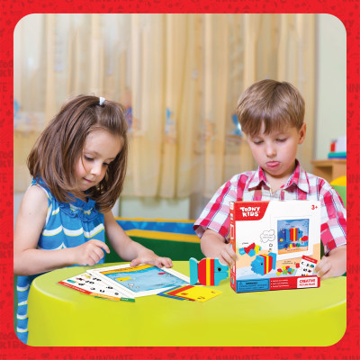 Đồ Chơi Bộ Lắp Ráp Khung Tranh Cá TOONYKIDS - Đồ Chơi Thông Minh Cho Bé - Creative Picture Farme TN00522 [Tặng Kèm Sticker]