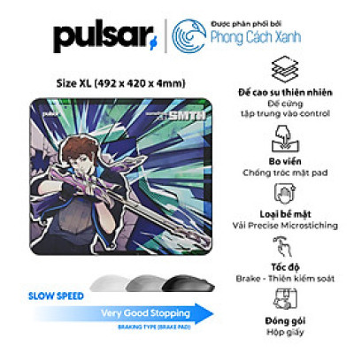 Lót chuột Pulsar [Pro Series] PRX Something Gaming Mousepad - Hàng Chính Hãng