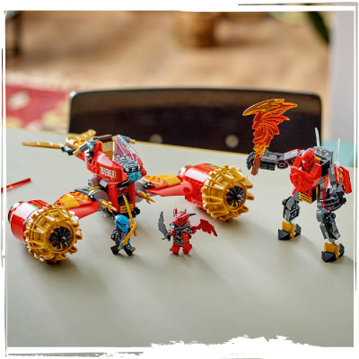 LEGO NINJAGO 71830 Đồ Chơi Lắp Ráp Chiến Giáp Và Xe Chiến Đấu (333 chi tiết)