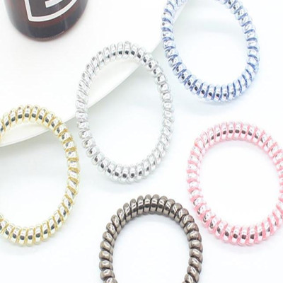 Hộp 10 dây cột tóc lò xo chất liệu phục hồi siêu tốt size nhỏ (giao màu ngẫu nhiên) COT99n