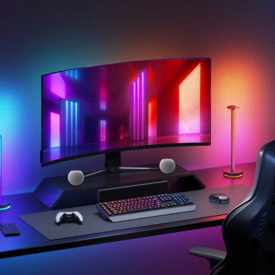 Set 2 Đèn thanh RGB thông minh đa năng Yeelight Beam - Hỗ trợ Matter, Homekit - Game sync, Music sync