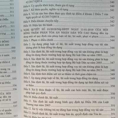 Hệ Thống Các Nghị Quyết Của Hội Đồng Thẩm Phán Tòa Án Nhân Dân Tối Cao Về Hành Chính, Kinh Tế, Thương Mại Và Hôn Nhân Gia Đình Từ Năm 2000 Đến 2023 