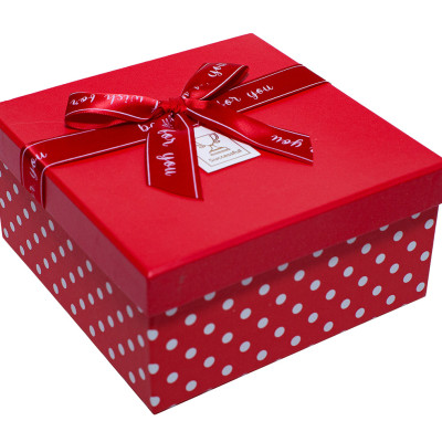 Hộp Quà Vuông  V026 Phượng Hoàng 14 x 14 x 7 cm- Giao mẫu ngẫu nhiên