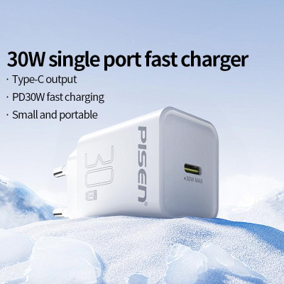 Sạc Nhanh Pisen Quick - Vivid USB-C 30W GaN