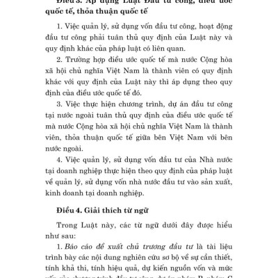 Luật đầu tư công 2024 - bản in 2025