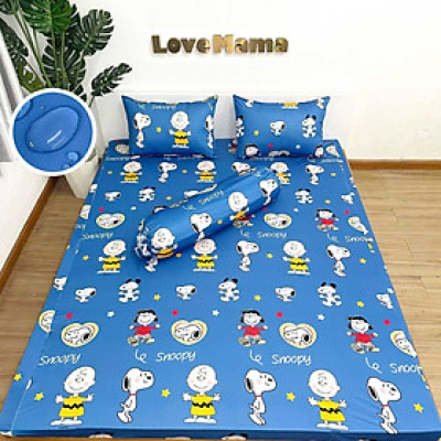 Ga chống thấm cho bé Cotton LoveMama chống thấm nước Họa tiết Snoopy