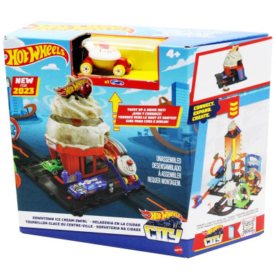 Đồ Chơi Mô Hình Tiệm Bán Kem - Hot Wheels City HKX38/HDR24