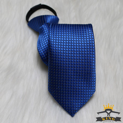 Cà Vạt Nam Đỏ KING Thắt Sẵn, Bản Nhỏ 6cm ( C018 )