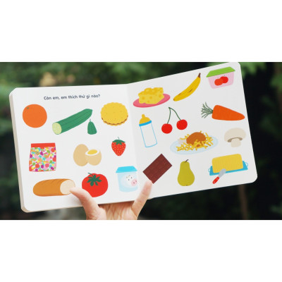 Sách Chuyển Động Thông Minh Đa Ngữ Việt - Anh - Pháp Đồ Dùng Của Bé