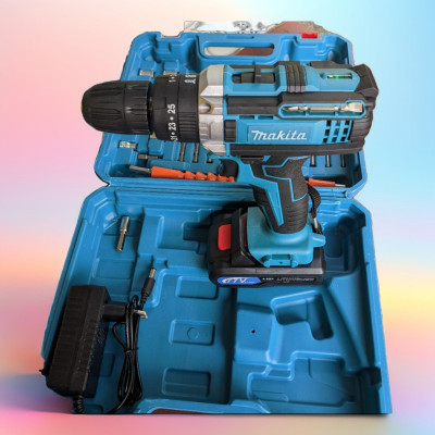 Makita Máy Khoan Pin Cao Cấp - Máy Bắt Vít Lõi Đồng, Đầy Đủ Phụ Kiện Loại Tốt