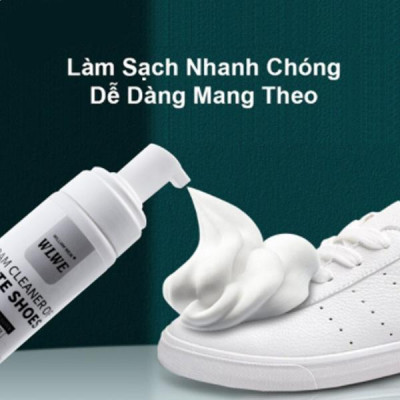 Chai Xịt Bọt Tuyết Wlwe Tẩy Rửa Vệ Sinh Giày Giày Cấp Tốc