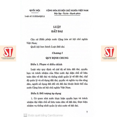 Sách - Luật Đất Đai - NXB Chính Trị Quốc Gia