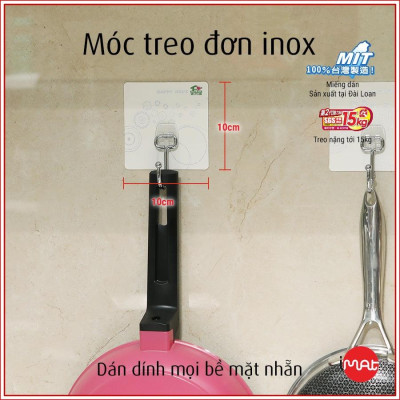 iMat Kệ dán tường nhà bếp, nhà tắm chịu lực siêu dính đa năng, móc treo dán tường cao cấp Happy Home Đài Loan