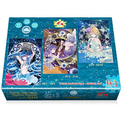 Xếp hình Tia Sáng Cung hoàng đạo không khí 45x3A (45 Mảnh Ghép x 3 hình)