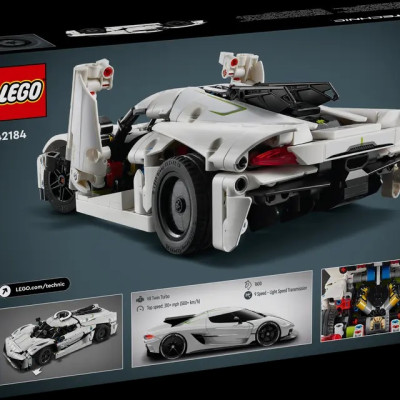 LEGO - TECHNIC - 42184 - Siêu xe Koenigsegg Jesko Absolut White