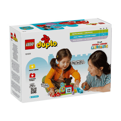 Đồ Chơi Lắp Ráp Nhà Câu Lạc Bộ Mickey Mouse Và Xe Hơi LEGO DUPLO 10454 (27 chi tiết)