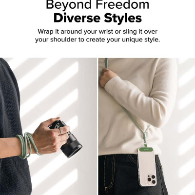 Dây đeo RINGKE Holder Link Flow Shoulder Strap Y-Type - Hàng Chính Hãng