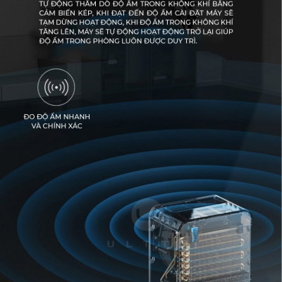 Máy Hút Ẩm & Lọc Không Khí ULTTY LUK016 Công suất 16-20L/Ngày - Hàng Chính Hãng