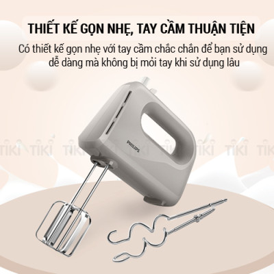 Máy Đánh Trứng Philips HR3705 (300W) - Hàng Chính Hãng
