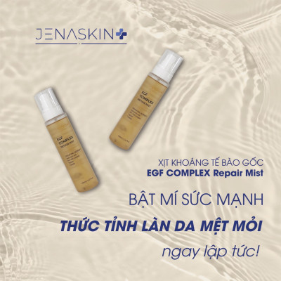 Xịt Khoáng Tế Bào Gốc - Xịt Dưỡng Ẩm, Cấp Nước Và Dịu Da Jenaskin EGF Complex Repair Mist 150ml