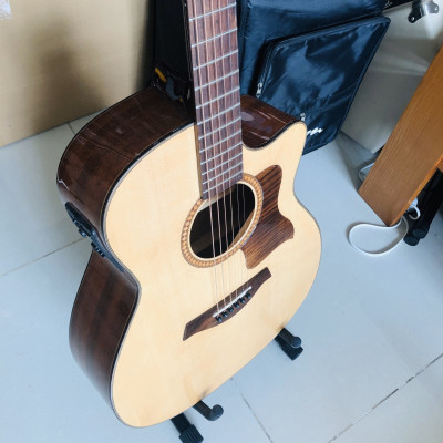 Đàn guitar acoustic DT350X EQ MET B12 đàn đẹp âm thanh tốt sử dụng lâu dài Duy Guitar Store