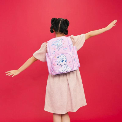 Ba Lô Chống Gù Fancy Nữ Hoàng Elsa - Cleverhippo BLF1225/PINK - Màu Hồng