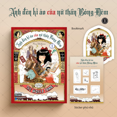 Sách - Ánh Đèn Kì Ảo Của Nữ Thần Bóng Đêm - Tập 1 - Tặng Kèm Bookmark + Sticker Phủ Nhũ