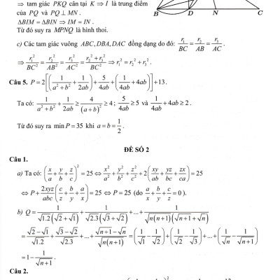 Sách Bộ Đề Ôn Luyện Thi Vào Lớp 10 THPT Chuyên Môn Toán