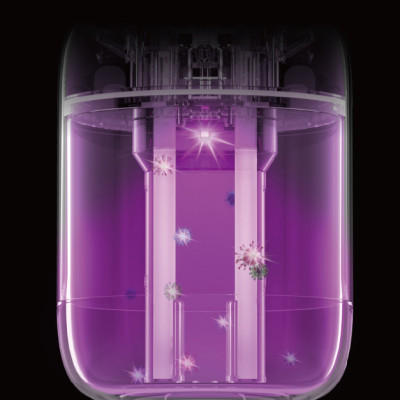 Máy tạo ẩm không dây mini, tích điện Tiross TS8432 - Có đèn UV diệt khuẩn - Hàng chính hãng