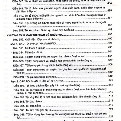Phương Pháp Định Tội Danh Với 538 Tội Phạm Quy Định Trong Bộ Luật Hình Sự Năm 2015, Được Sửa Đổi, Bổ Sung Năm 2017 (Tái Bản Có Bổ Sung)