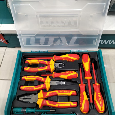 BỘ 9 CÔNG CỤ CẦM TAY CÁCH ĐIỆN TOTAL THKTV02H091 - HÀNG CHÍNH HÃNG