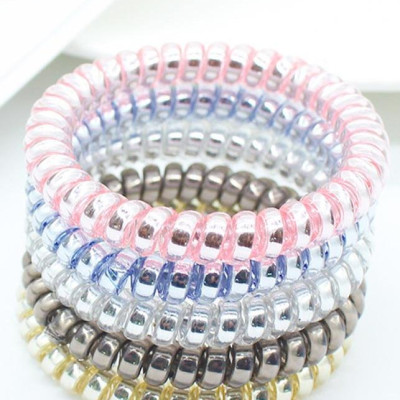 Hộp 10 dây cột tóc lò xo chất liệu phục hồi siêu tốt size nhỏ (giao màu ngẫu nhiên) COT99n