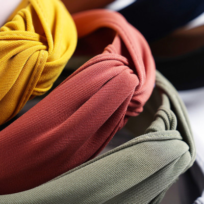 Bờm cài tóc bản to 1 mầu sang trọng mẫu mới thanh lịch - BN96.4 Xanh lá già