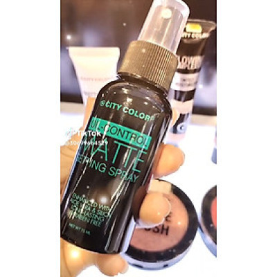 Xịt khoáng City Color Oil Control Matte Setting Spray 75ml